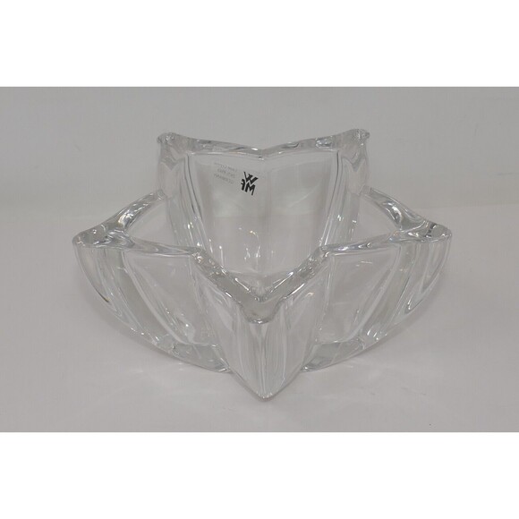 WMF 24% Lead Crystal Starflower Floral Flower Votive Candle Holder - Picture 7 of 11